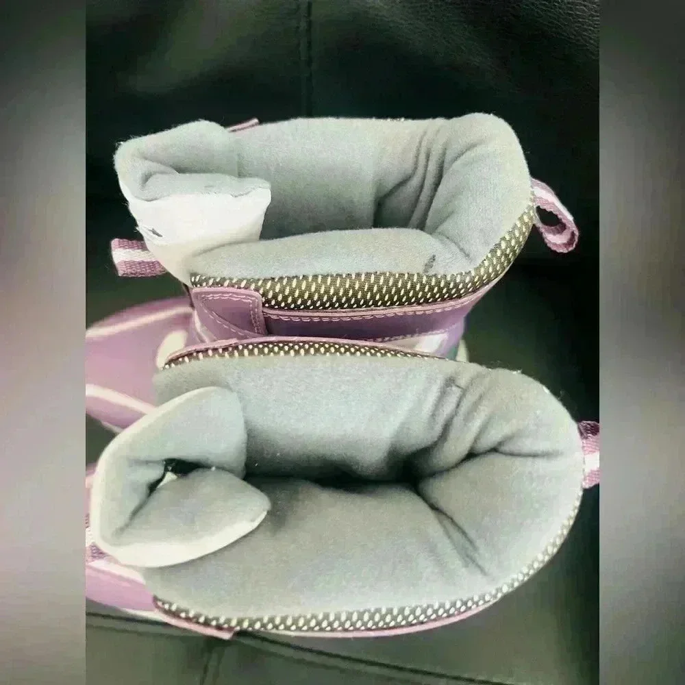 Girl's Purple Winter Snow Boots 